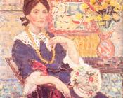 La Rouge  Portrait of Miss Edith King - 莫里斯·巴西·加斯特